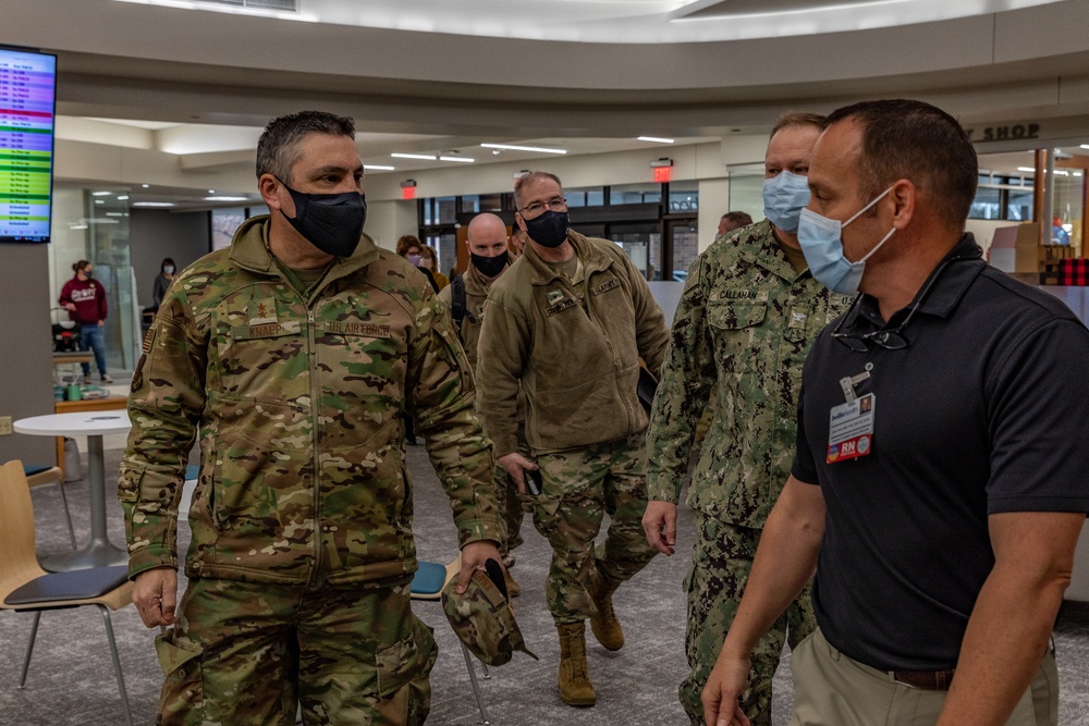 Wisconsin Adjutant General visits Bellin Hospital