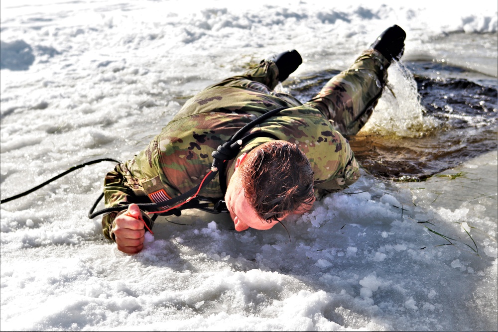 CWOC class 22-03 students jump in for cold-water immersion training