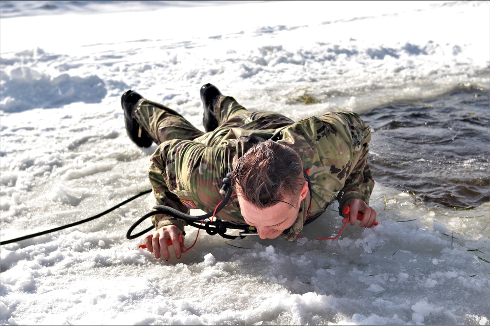 CWOC class 22-03 students jump in for cold-water immersion training