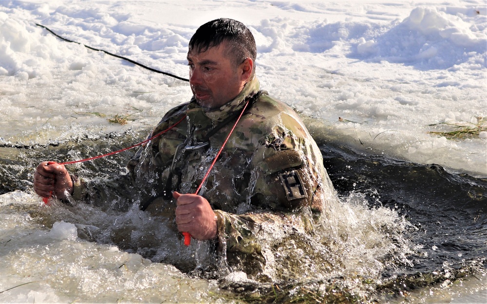 CWOC class 22-03 students jump in for cold-water immersion training