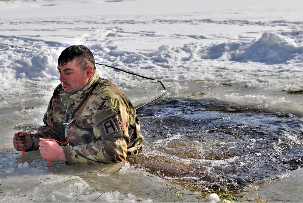 CWOC class 22-03 students jump in for cold-water immersion training