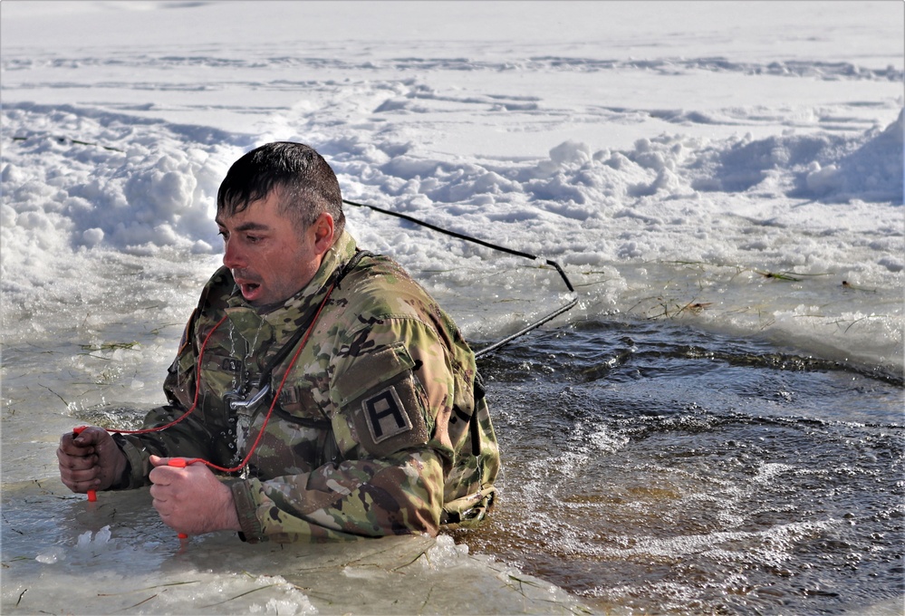 CWOC class 22-03 students jump in for cold-water immersion training