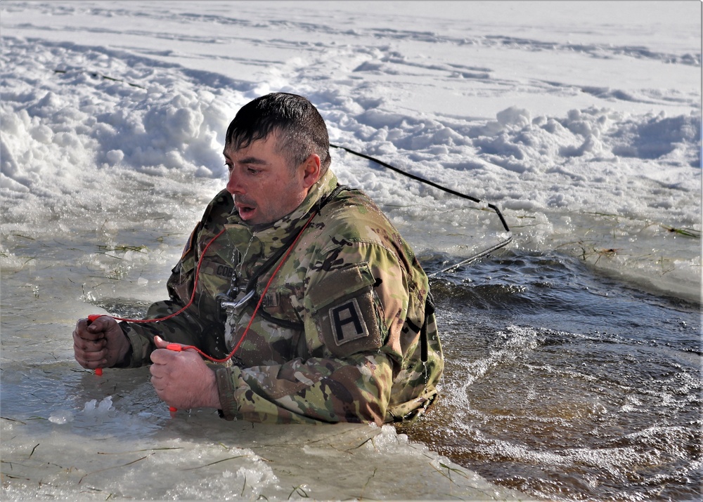 CWOC class 22-03 students jump in for cold-water immersion training