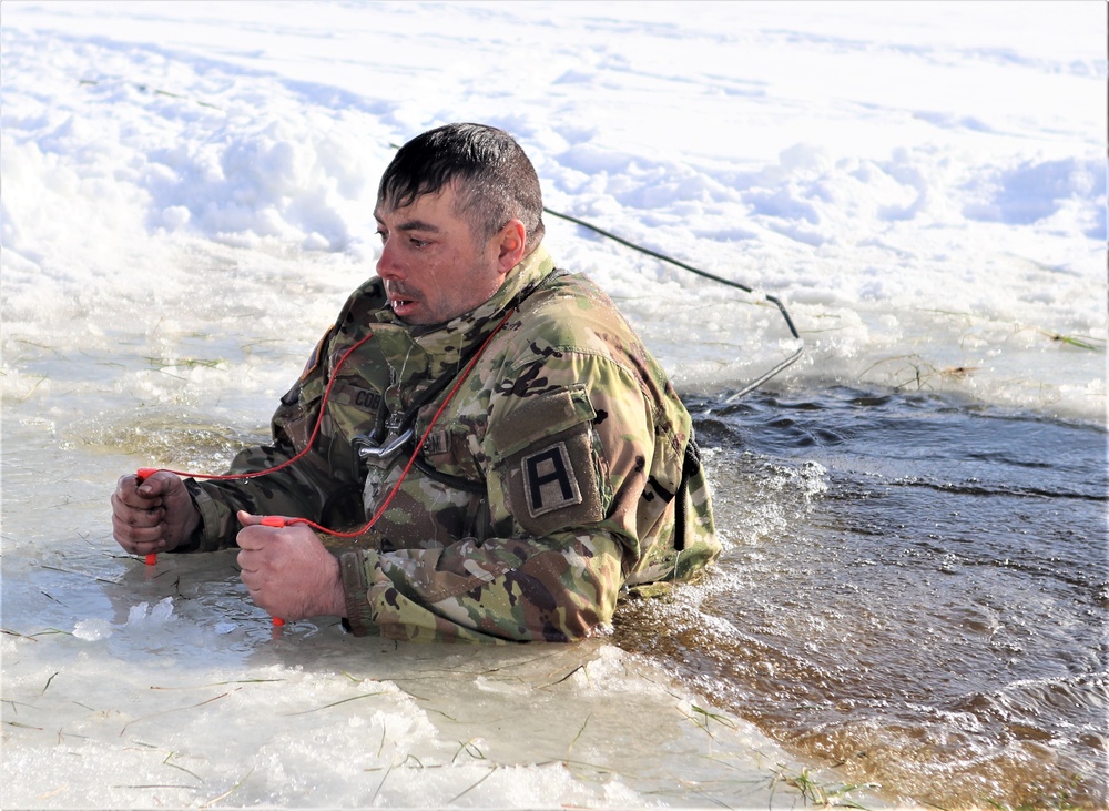 CWOC class 22-03 students jump in for cold-water immersion training