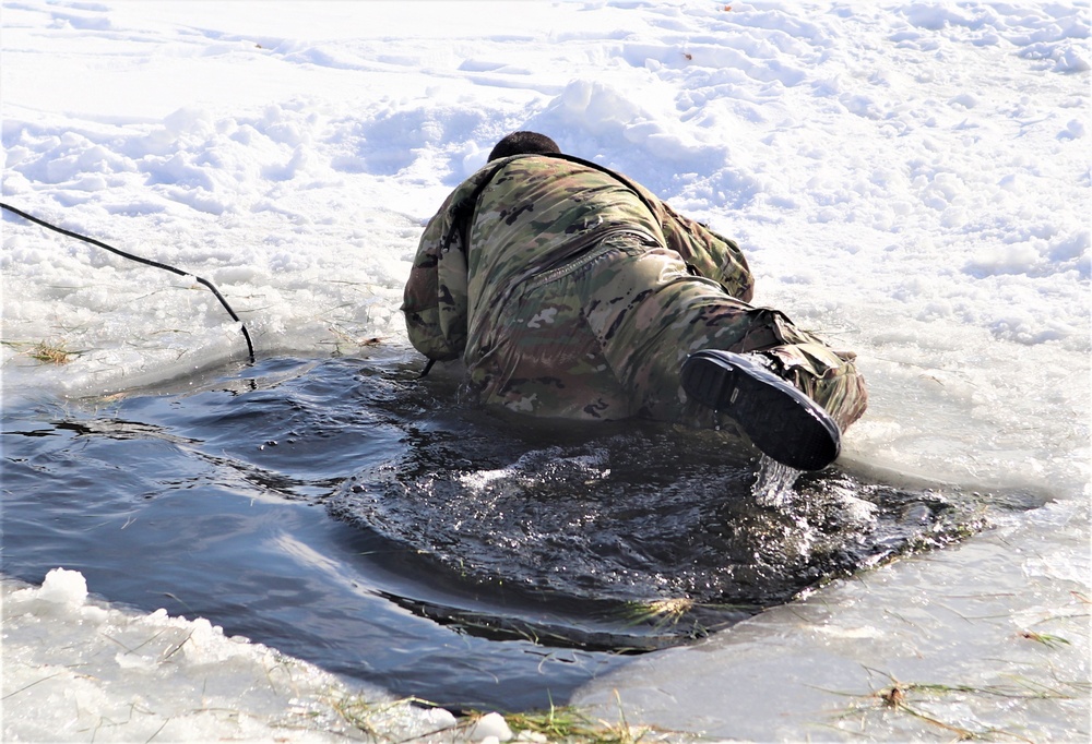 CWOC class 22-03 students jump in for cold-water immersion training