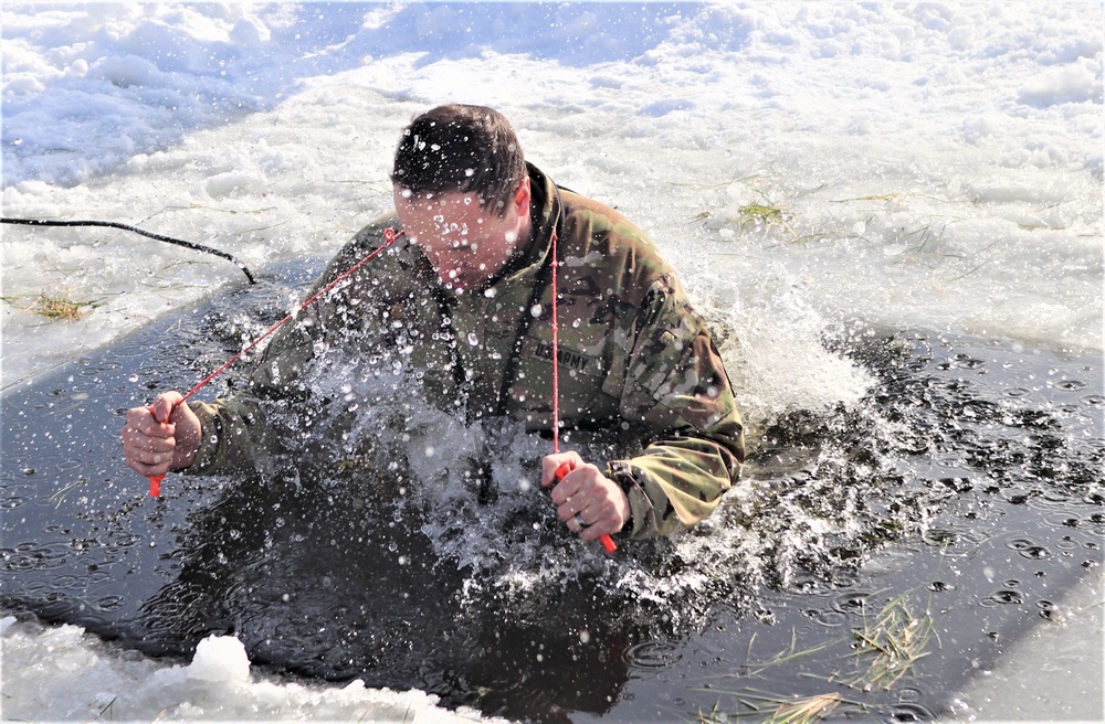 CWOC class 22-03 students jump in for cold-water immersion training