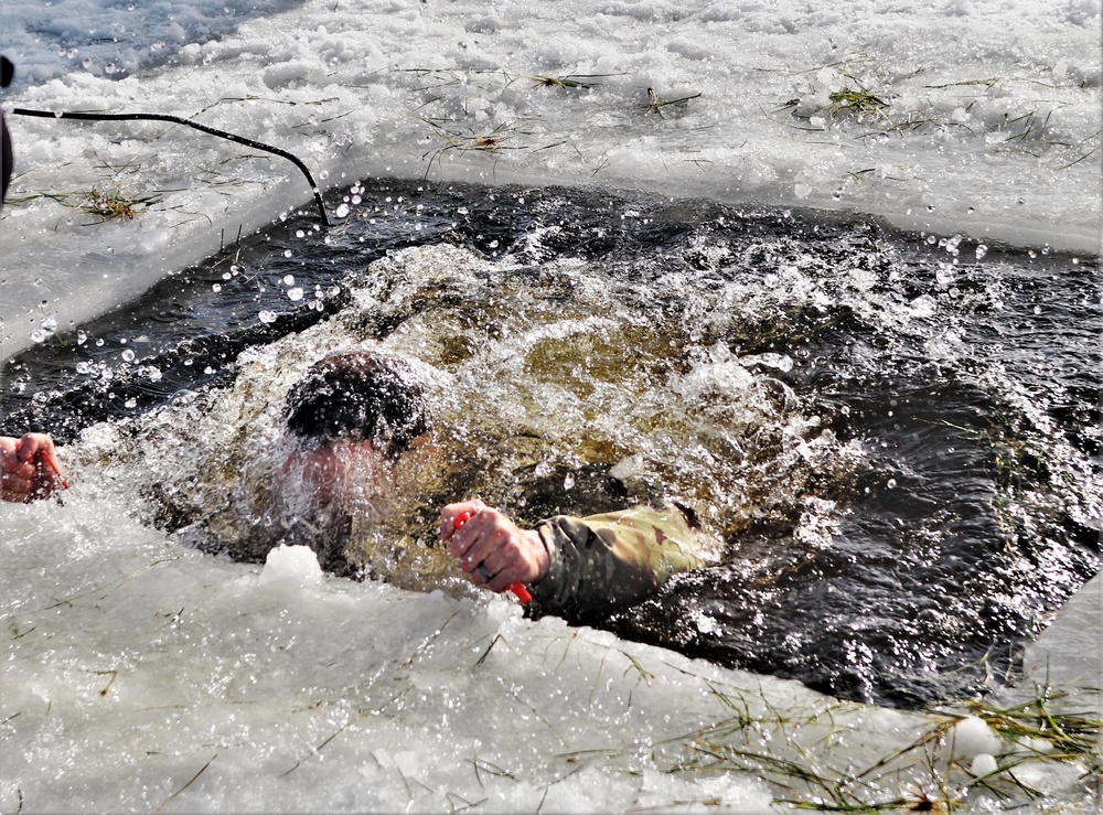 CWOC class 22-03 students jump in for cold-water immersion training