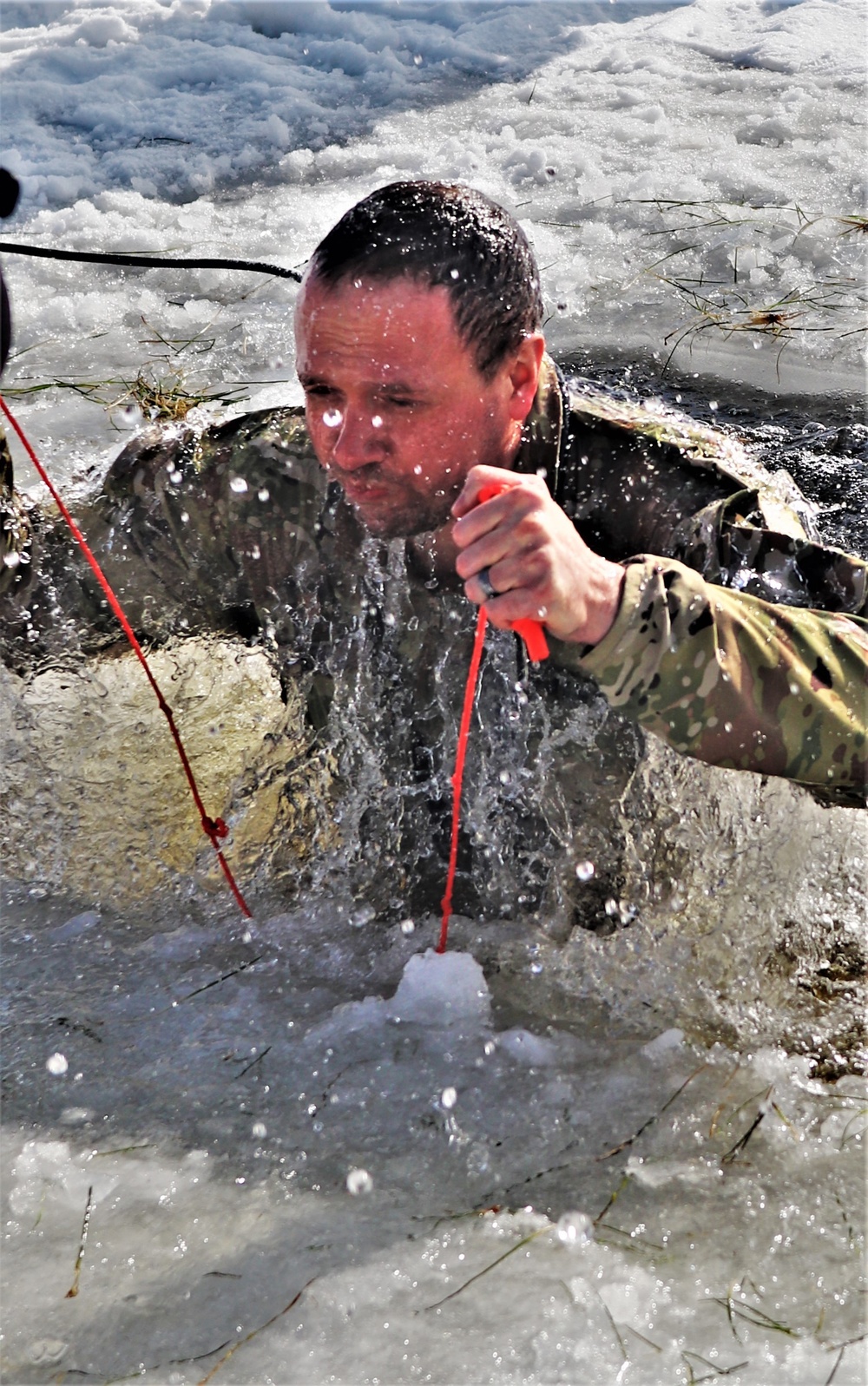 CWOC class 22-03 students jump in for cold-water immersion training