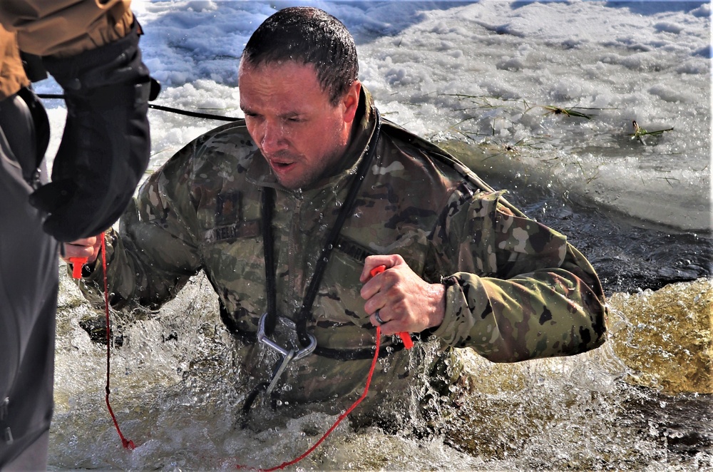 CWOC class 22-03 students jump in for cold-water immersion training