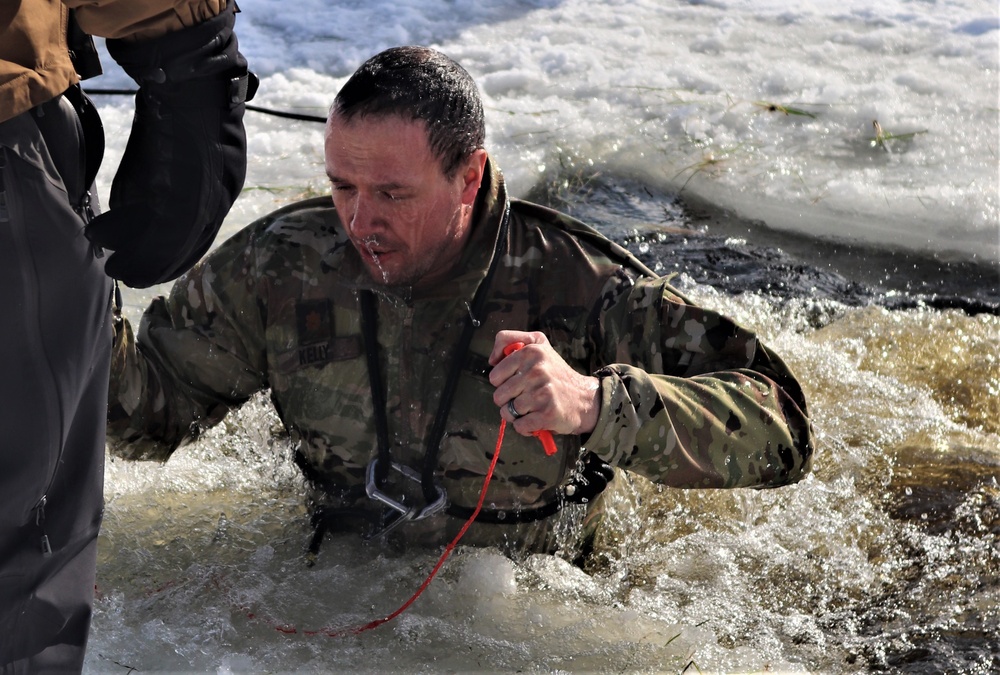 CWOC class 22-03 students jump in for cold-water immersion training