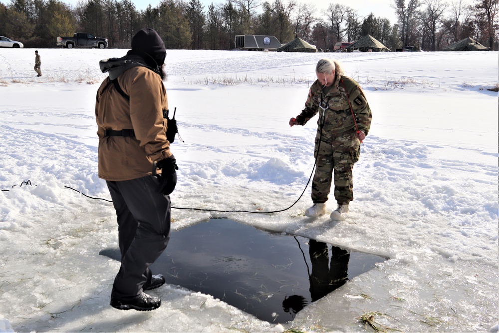 CWOC class 22-03 students jump in for cold-water immersion training