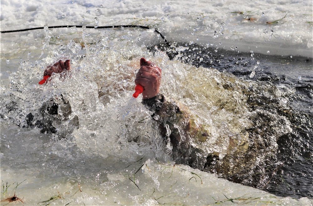 CWOC class 22-03 students jump in for cold-water immersion training