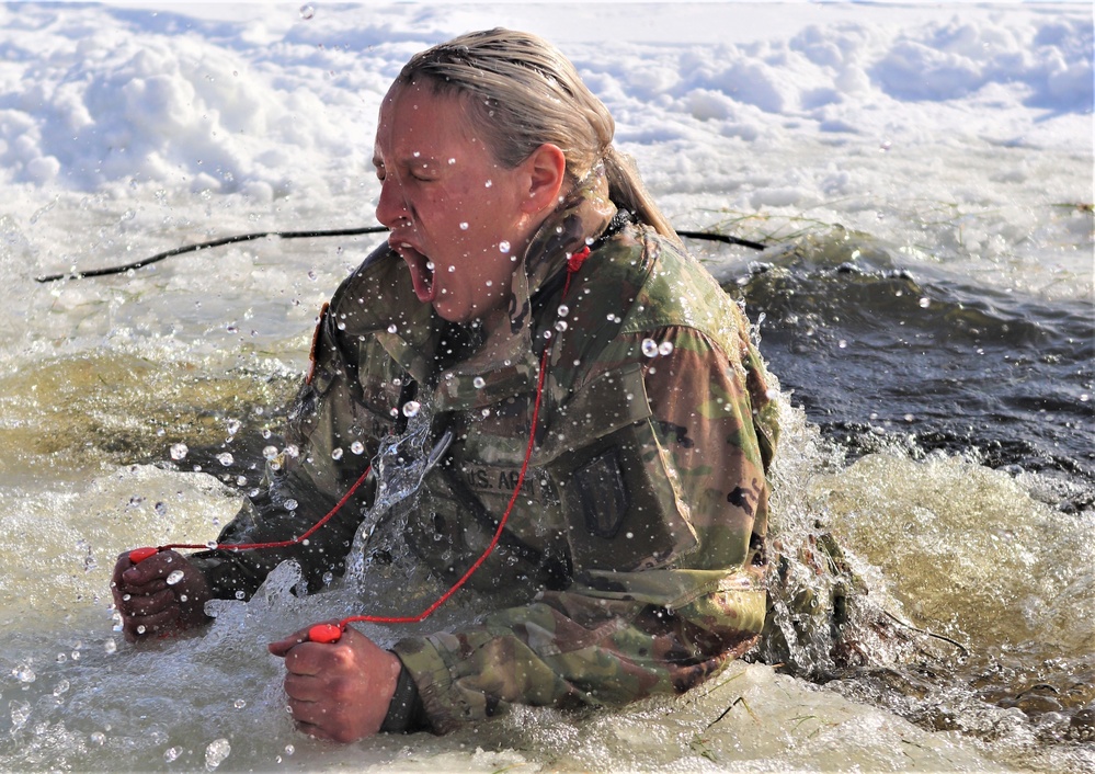 CWOC class 22-03 students jump in for cold-water immersion training