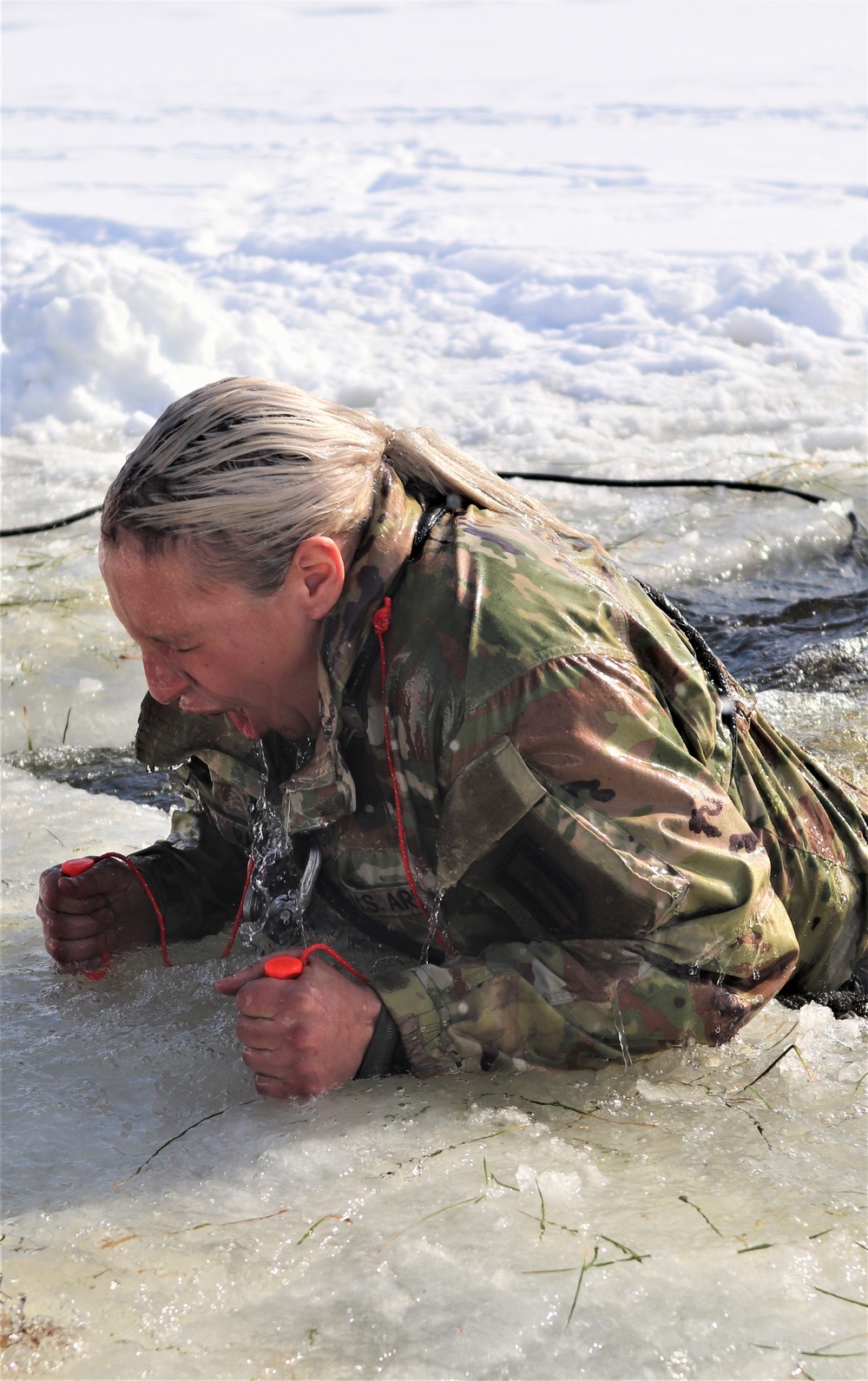 CWOC class 22-03 students jump in for cold-water immersion training