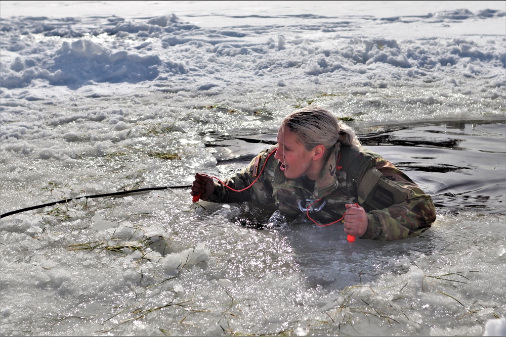 CWOC class 22-03 students jump in for cold-water immersion training