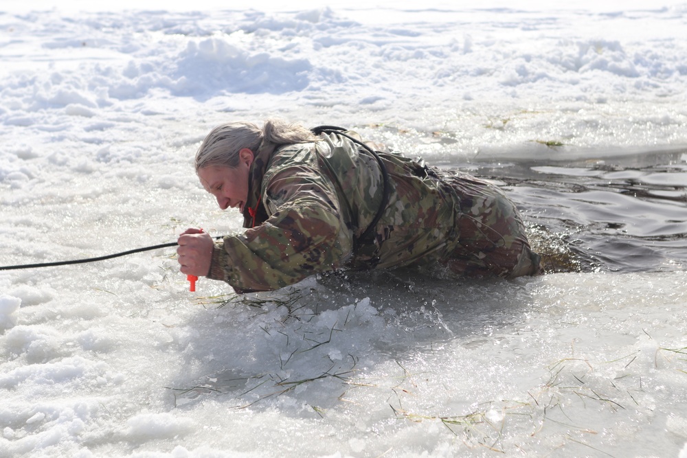 CWOC class 22-03 students jump in for cold-water immersion training