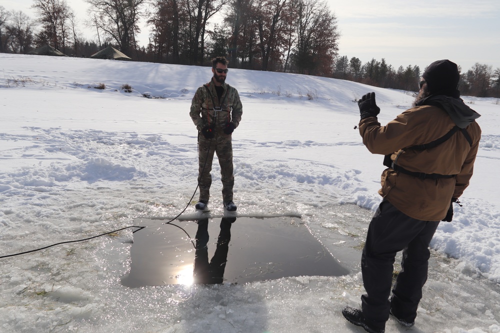 CWOC class 22-03 students jump in for cold-water immersion training