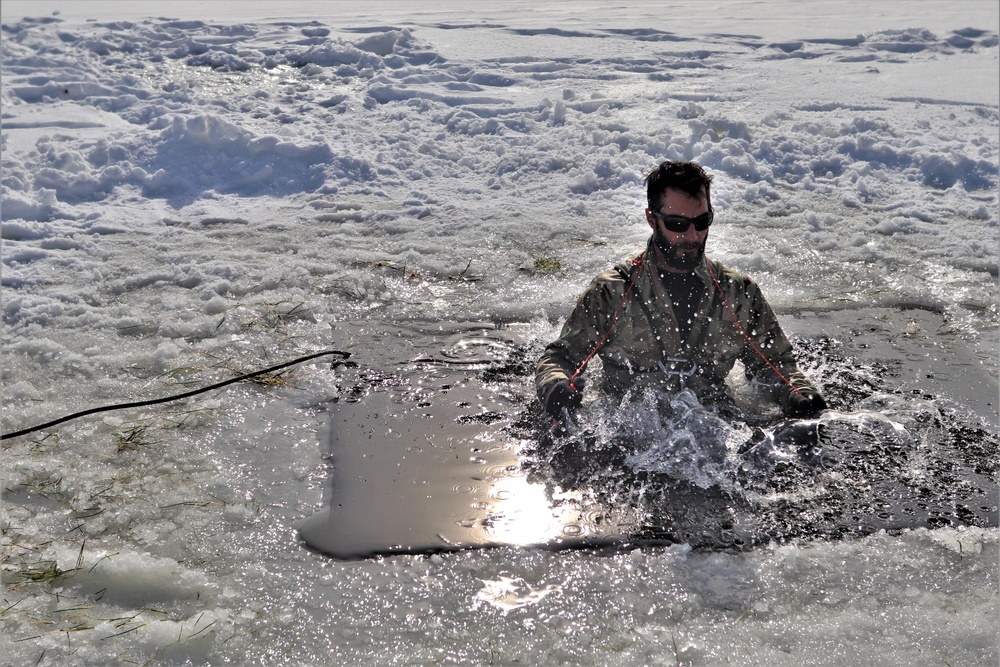 CWOC class 22-03 students jump in for cold-water immersion training