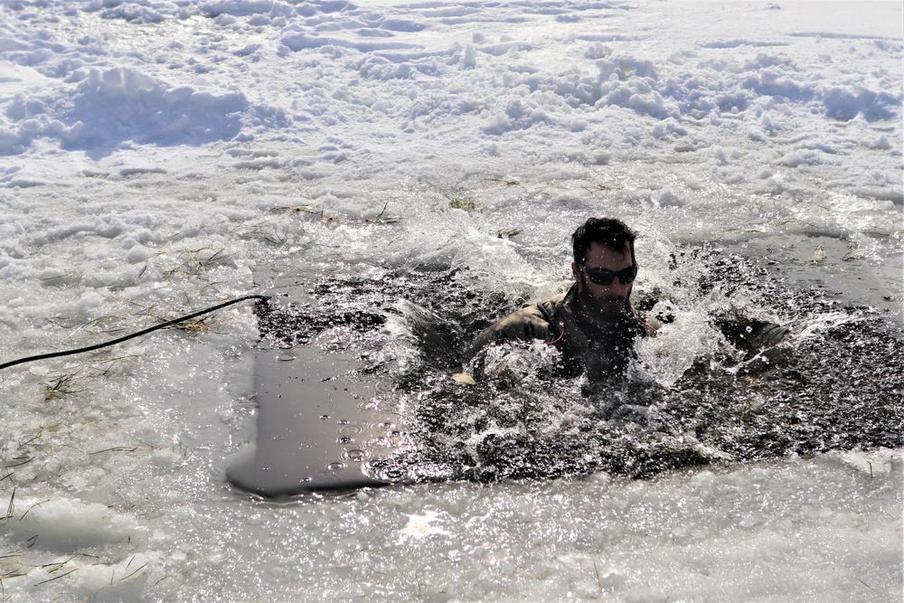 CWOC class 22-03 students jump in for cold-water immersion training