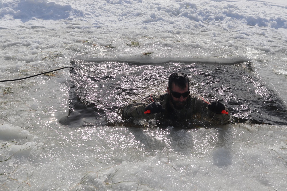 CWOC class 22-03 students jump in for cold-water immersion training