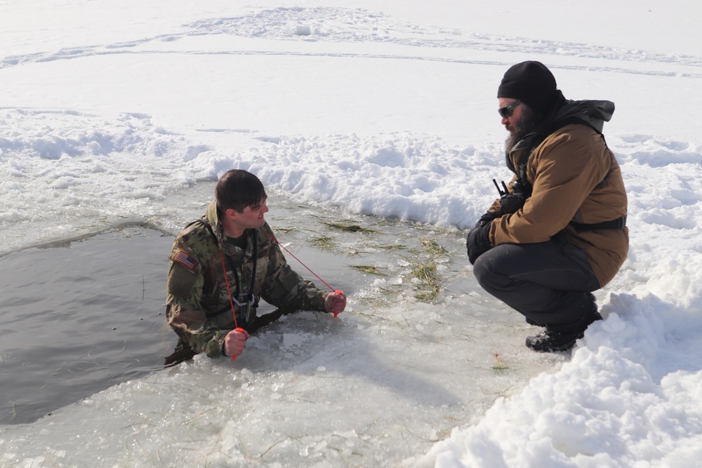 CWOC class 22-03 students jump in for cold-water immersion training