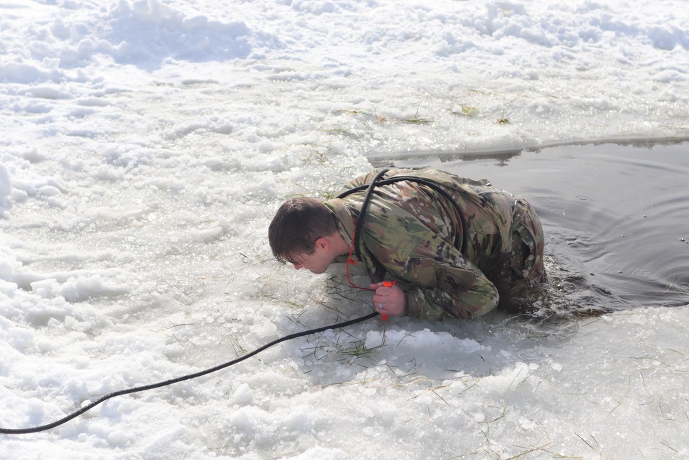 CWOC class 22-03 students jump in for cold-water immersion training