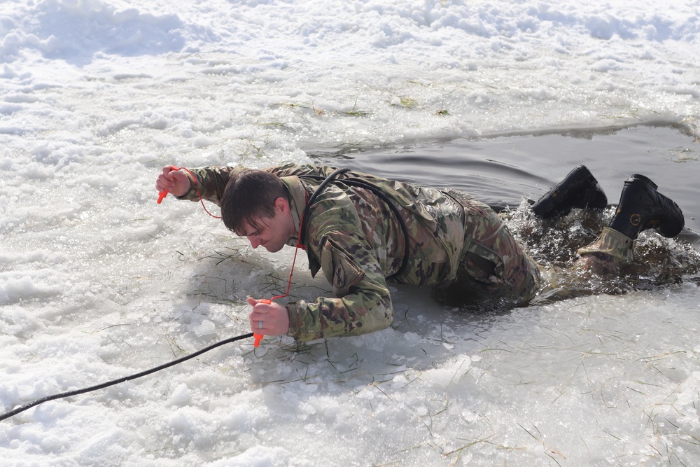 CWOC class 22-03 students jump in for cold-water immersion training