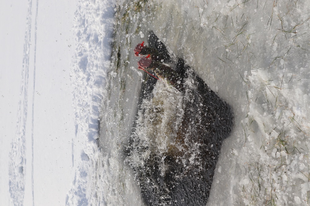 CWOC class 22-03 students jump in for cold-water immersion training