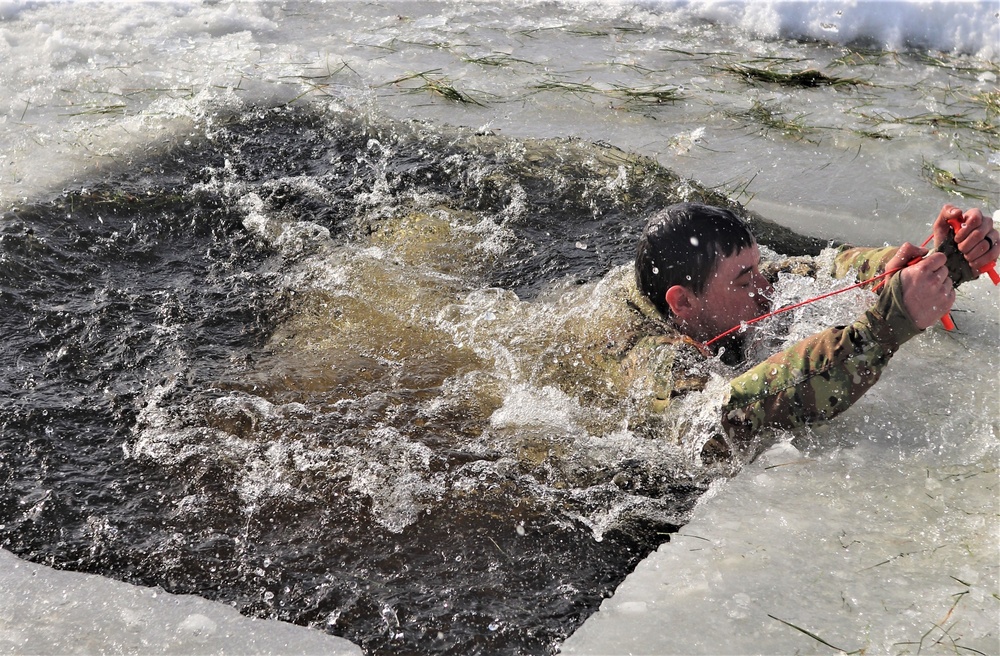 CWOC class 22-03 students jump in for cold-water immersion training