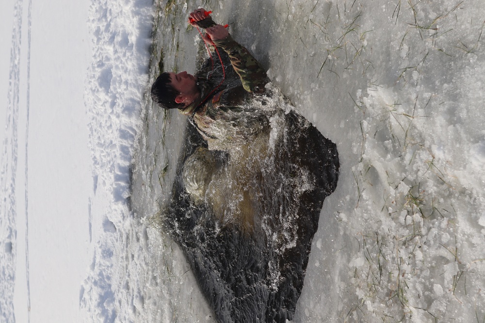 CWOC class 22-03 students jump in for cold-water immersion training