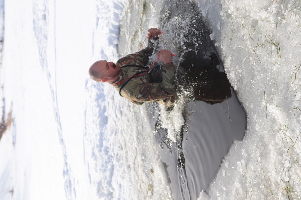 CWOC class 22-03 students jump in for cold-water immersion training