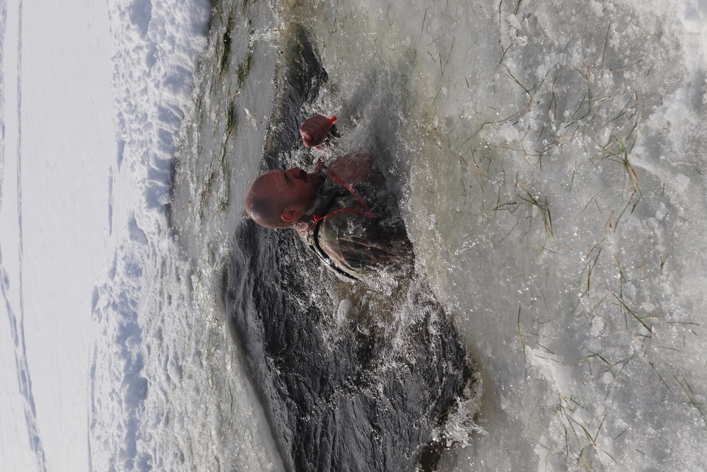 CWOC class 22-03 students jump in for cold-water immersion training