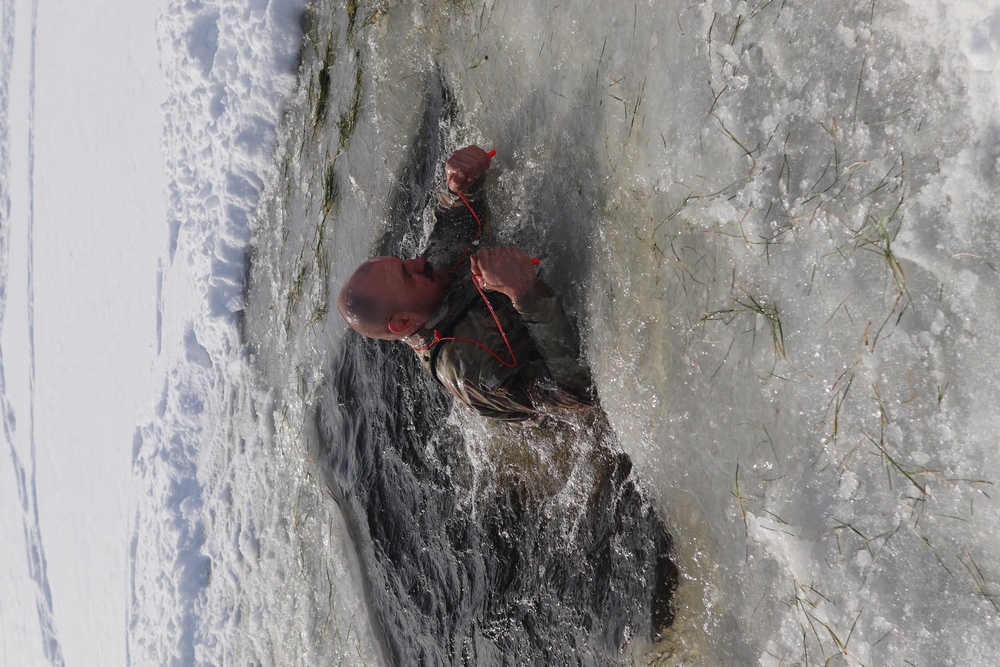 CWOC class 22-03 students jump in for cold-water immersion training