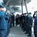 Sailors are rung off USS Ross