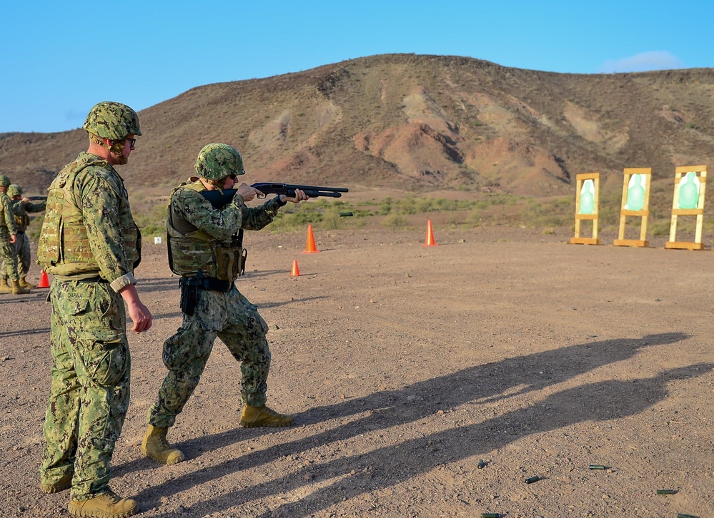 Small Arms Qualifications and Frocking Ceremony at Arta Range Complex.