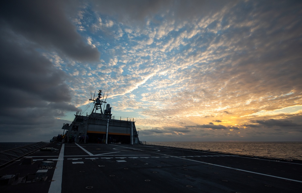 USS Tulsa Replenishment-at-Sea