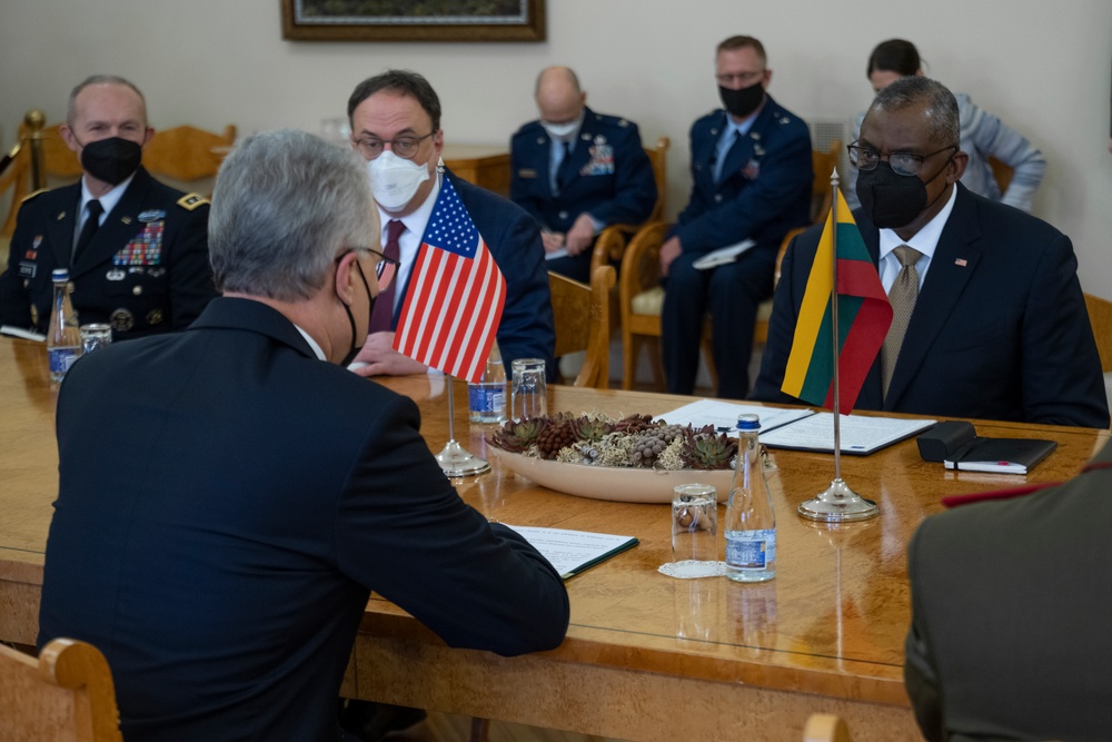 Secretary Austin Visits Lithuania