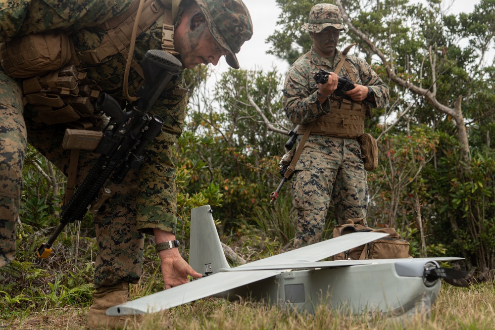 U.S. Marines conduct Jungle Warfare Exercise 22