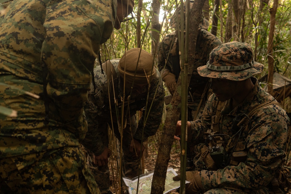 U.S. Marines conduct Jungle Warfare Exercise 22