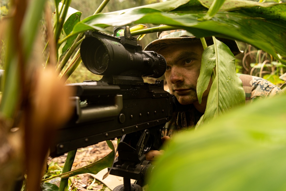 U.S. Marines conduct Jungle Warfare Exercise 22