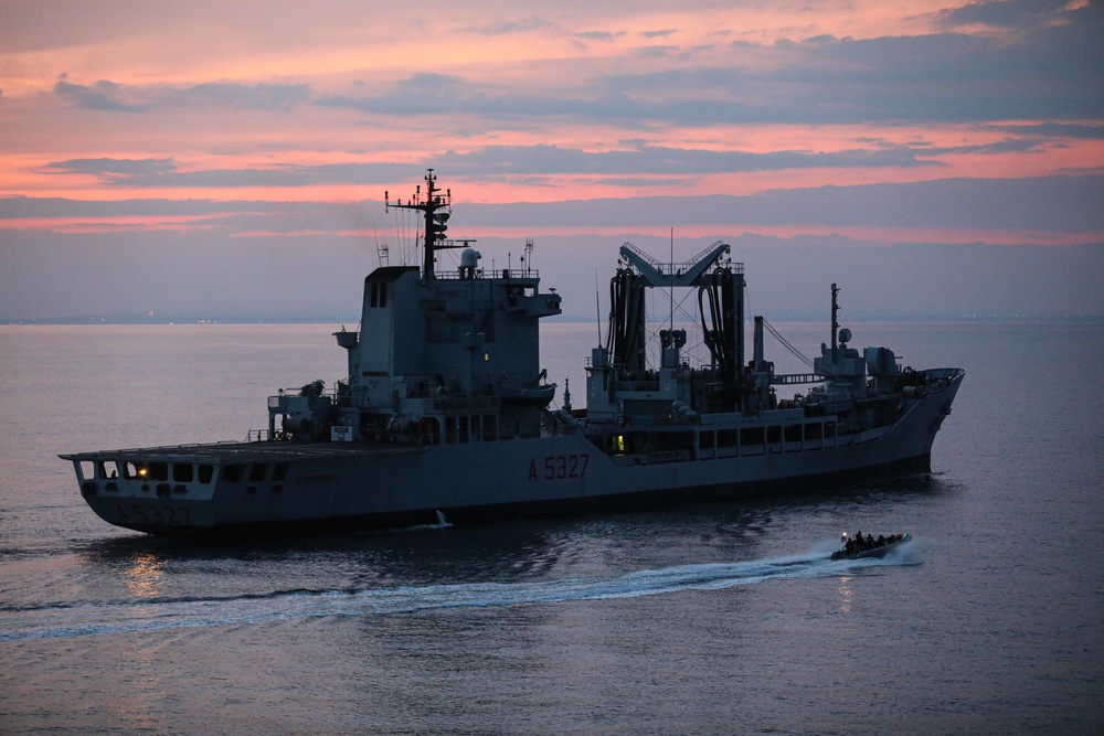 Gravely is deployed with the Harry S. Truman Carrier Strike Group on a scheduled deployment in the U.S. Sixth Fleet area of operations.