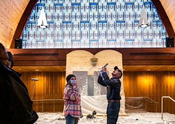 FEMA Conducts PA Inspection of Damage at Temple