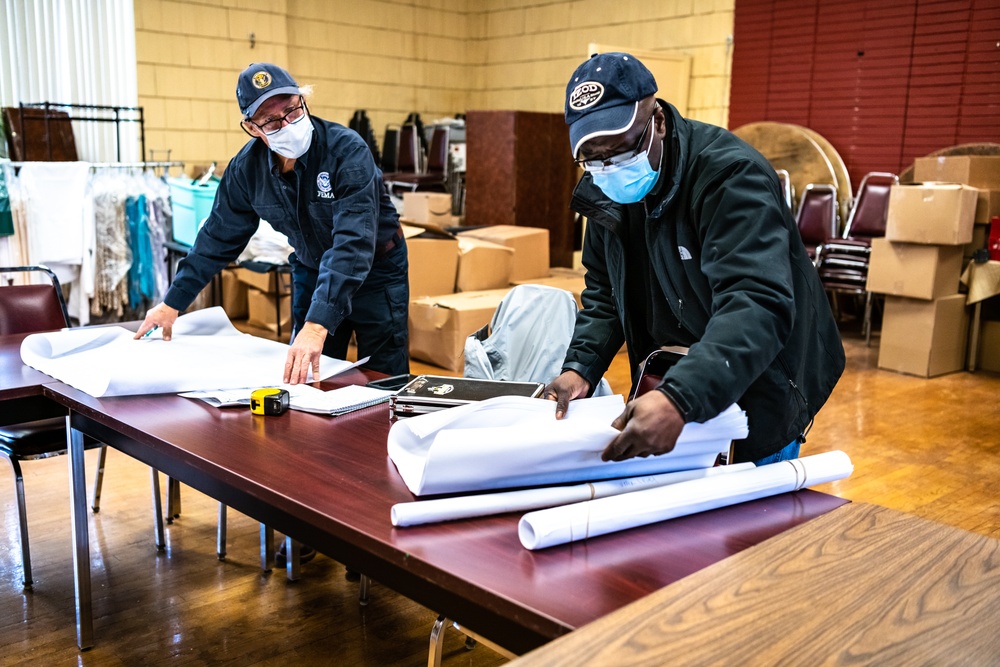 FEMA Conducts PA Inspection of Damage at Temple