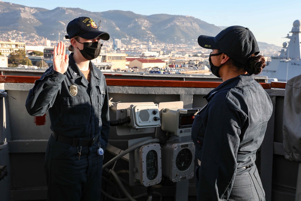 MA1 Kaley Reenlistment