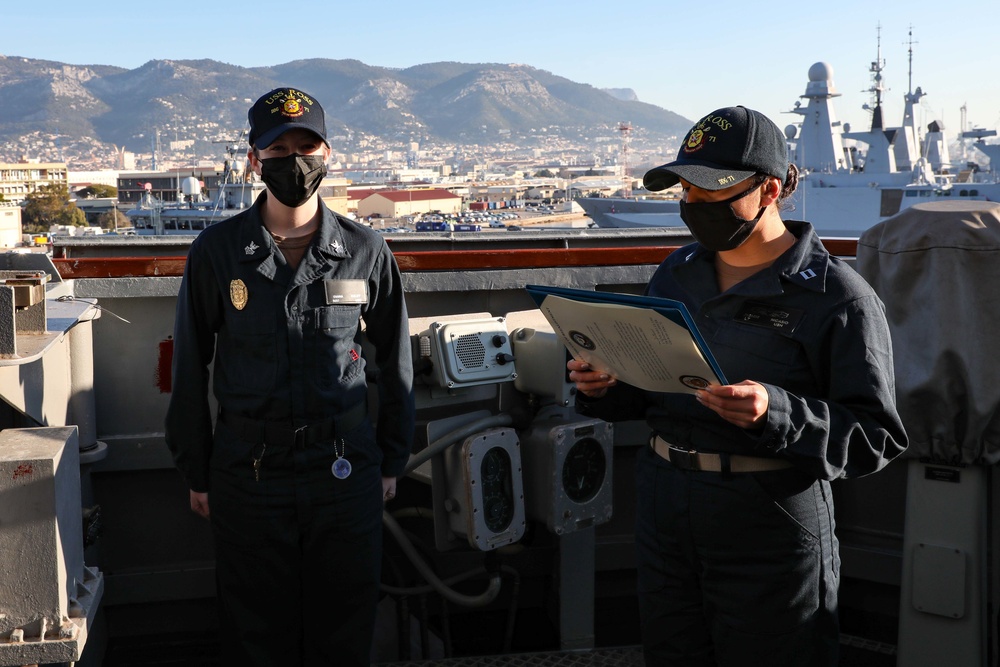 MA1 Kaley Reenlistment
