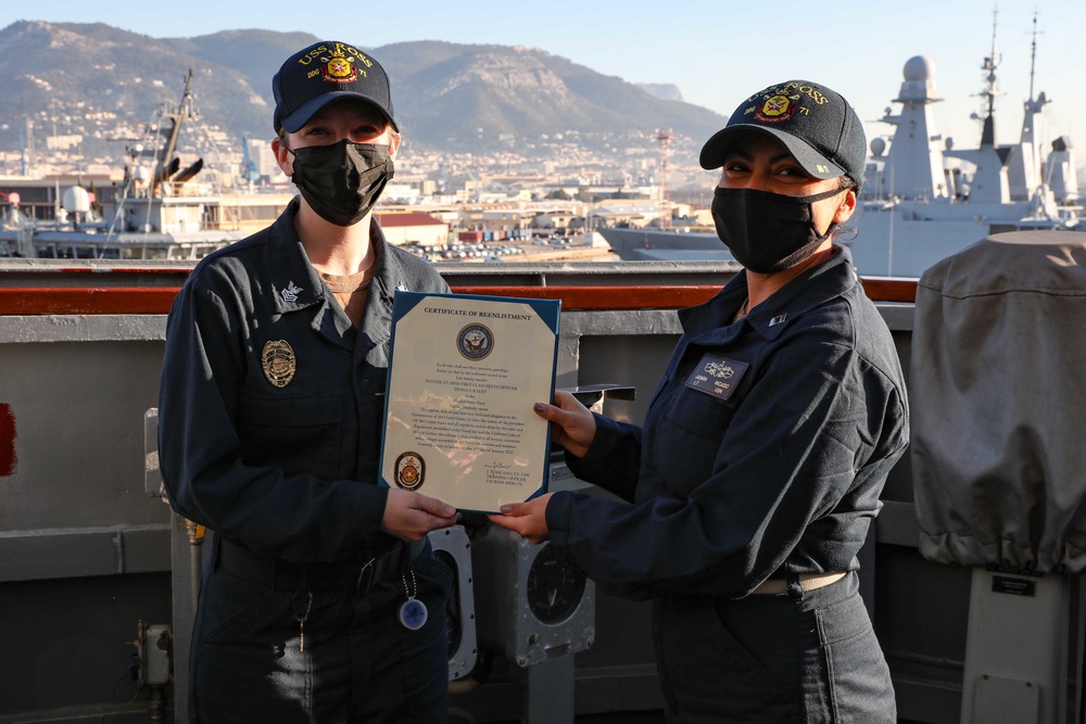 MA1 Kaley Reenlistment