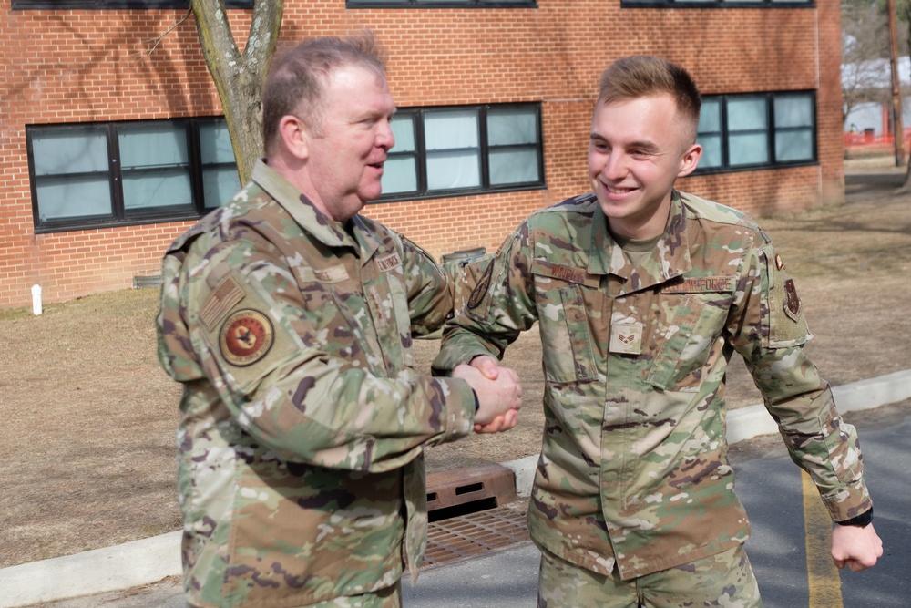 Lt. Gen. Scobee visits Task Force Liberty