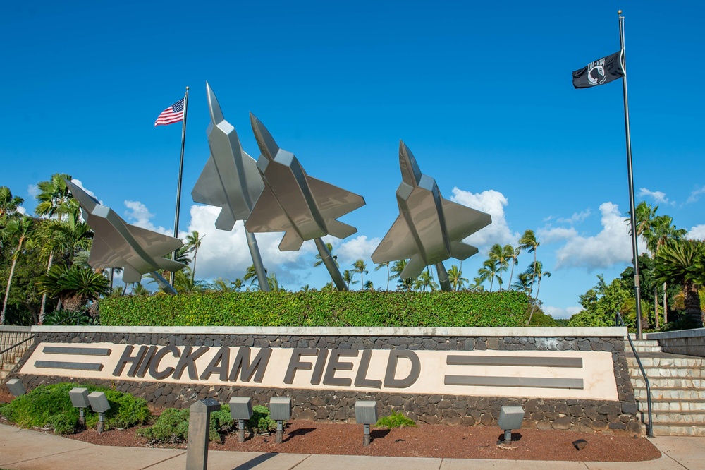 Hickam Field Community Sign