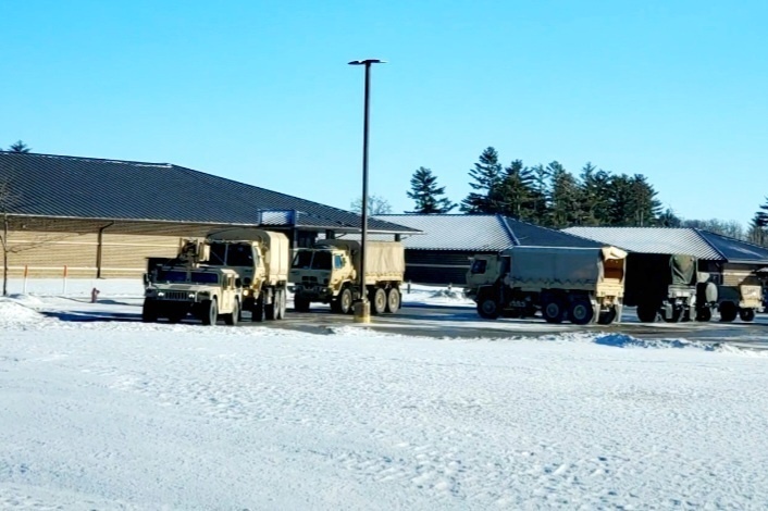 February training operations at Fort McCoy