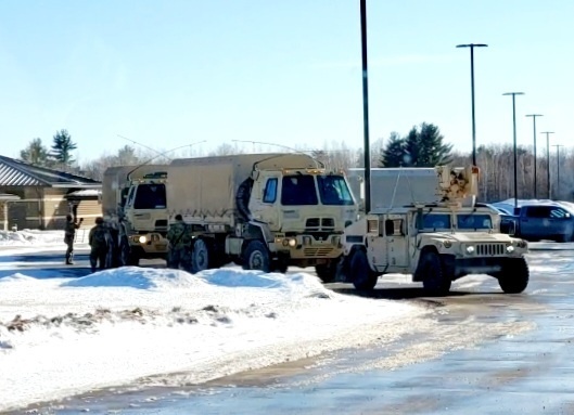 February training operations at Fort McCoy